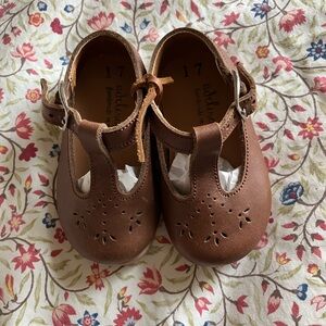 NWT Adelisa & Co. Catarina Espresso t-strap mary janes, baby soft sole 17